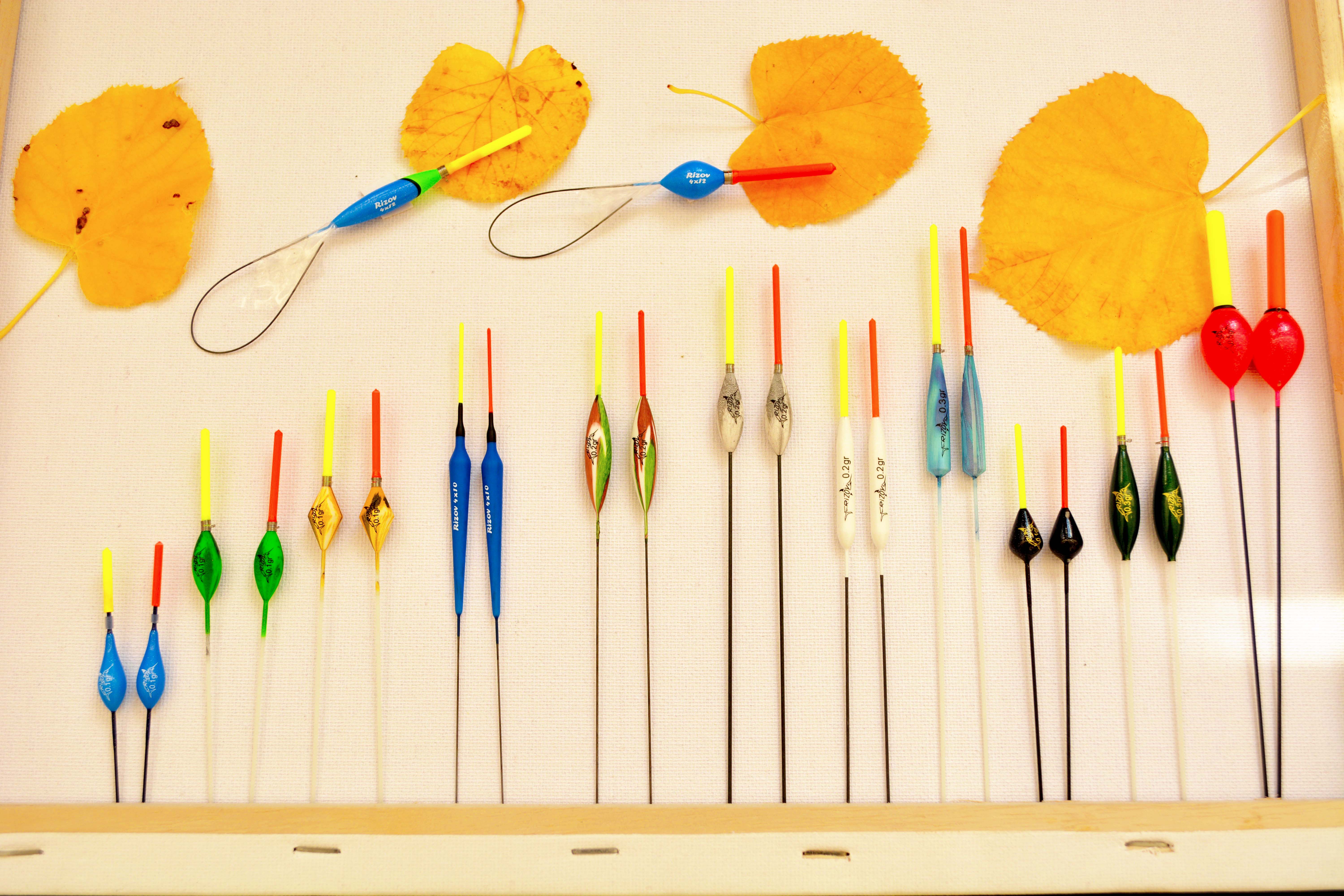 hand made pole floats