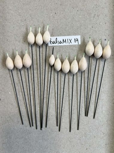 balsa MIX  x 14 pcs