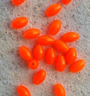 10 pièces de perles en plastique dur