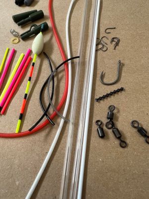 mixed  fishing materials