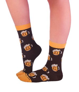 SOCKS  COLOUR COTTON Beer