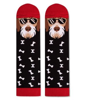 CHAUSSETTES COULEUR COTON Chien