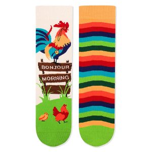 SOCKEN FARBE BAUMWOLLE Hahn