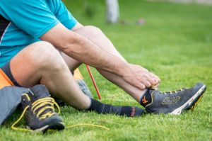 SOCKS  HIKING SOCKS Try to Fly anthracite/Ankle